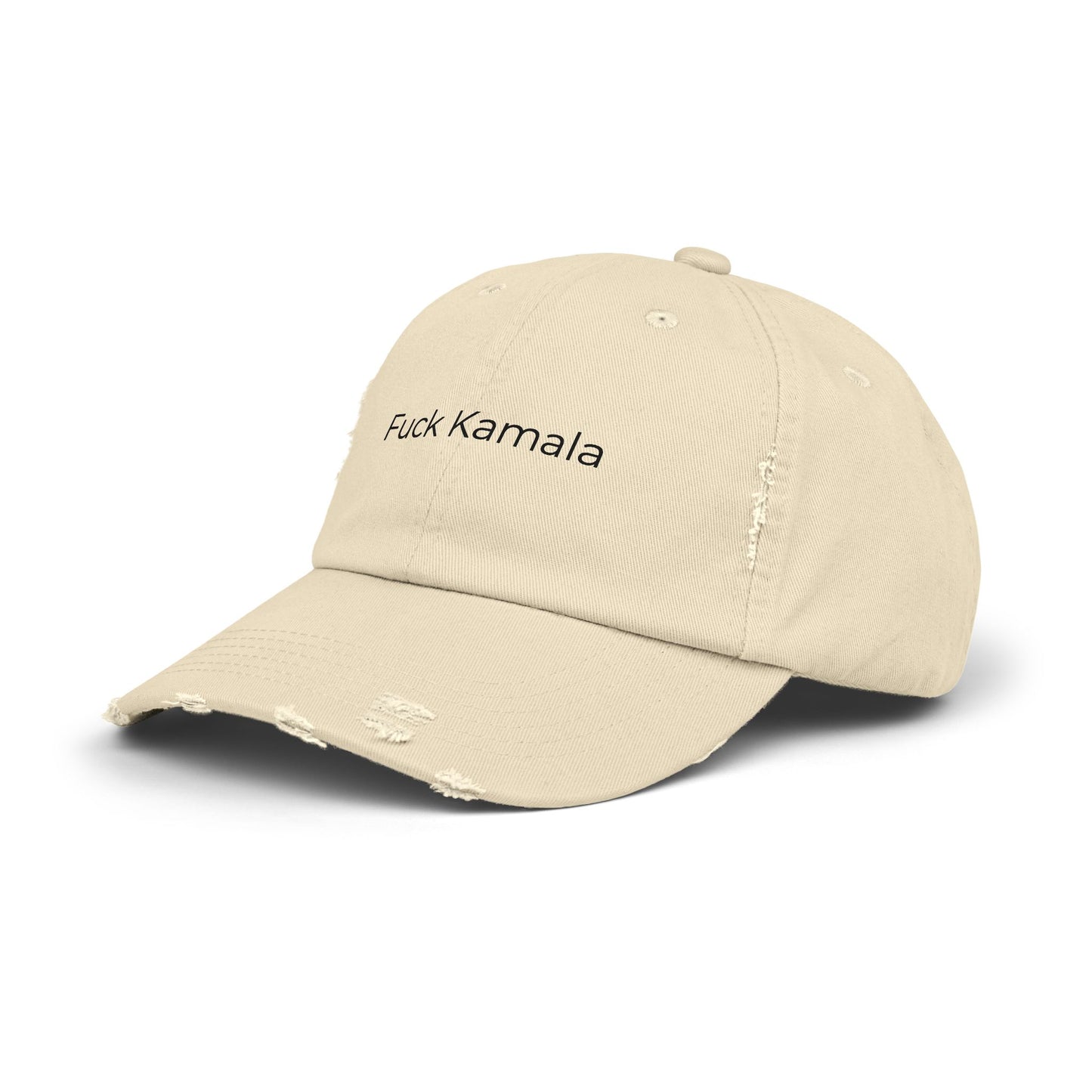 F Kamala Unisex Distressed Cap