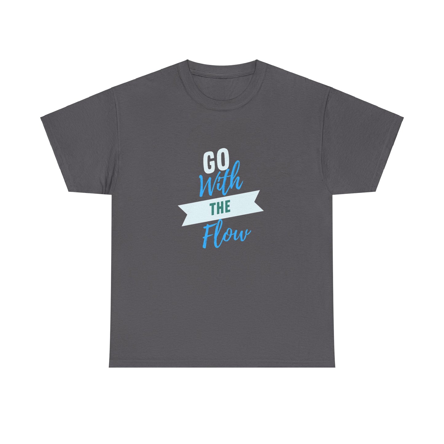 Go With the Flow Unisex Heavy Cotton Tee