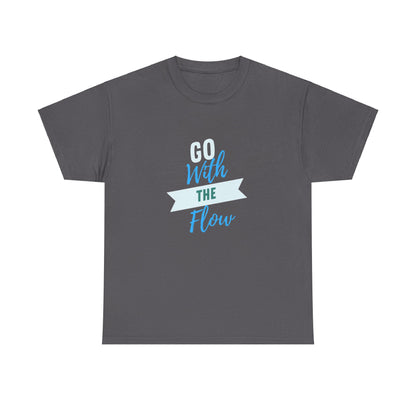 Go With the Flow Unisex Heavy Cotton Tee