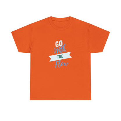 Go With the Flow Unisex Heavy Cotton Tee