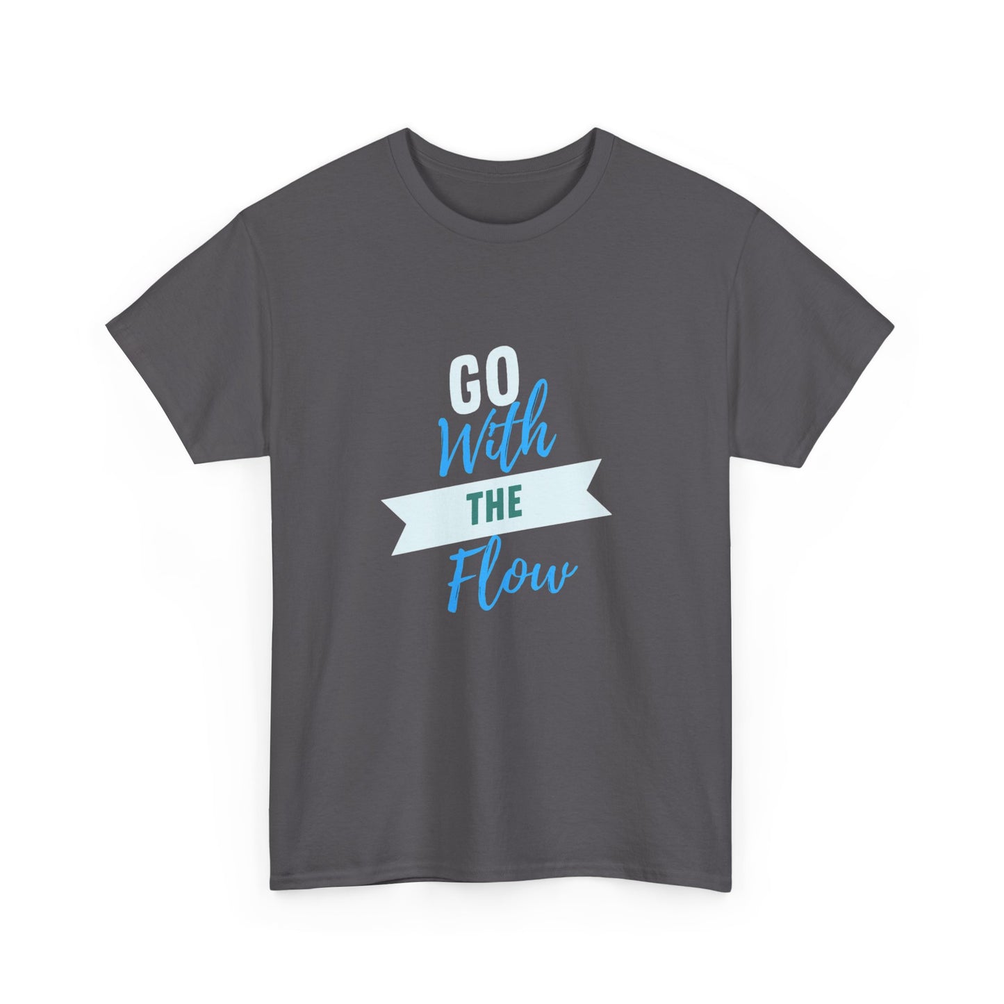 Go With the Flow Unisex Heavy Cotton Tee