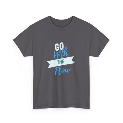 Go With the Flow Unisex Heavy Cotton Tee