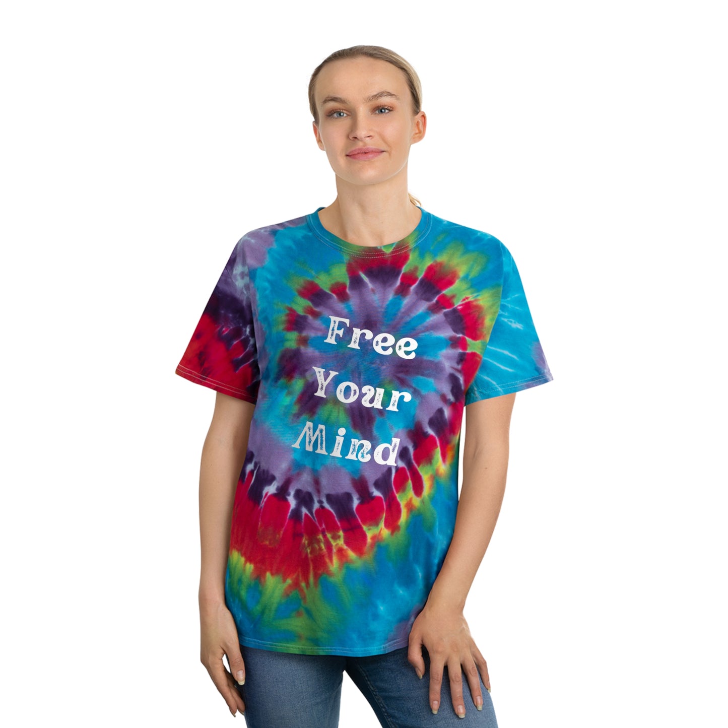 Free Your Mind Tie-Dye Tee, Spiral