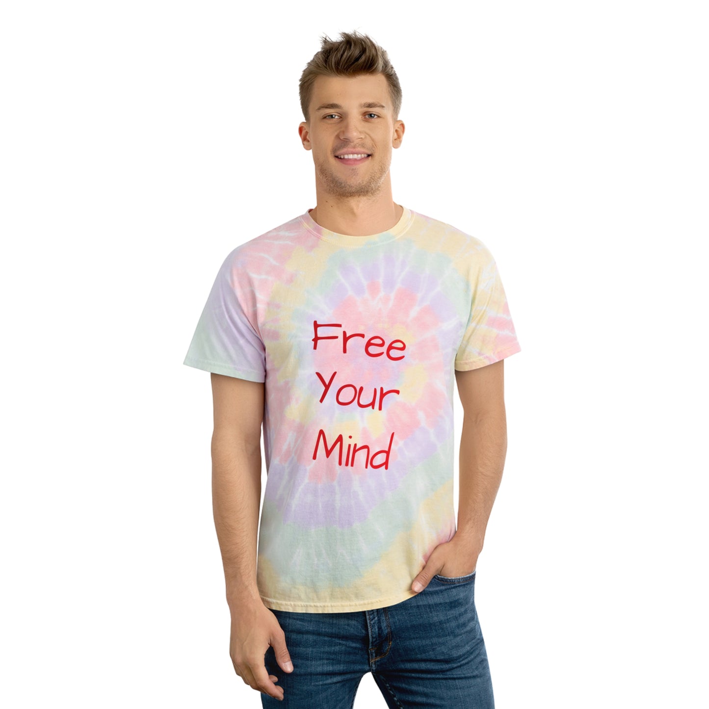 Free Your Mind Tie-Dye Tee, Spiral