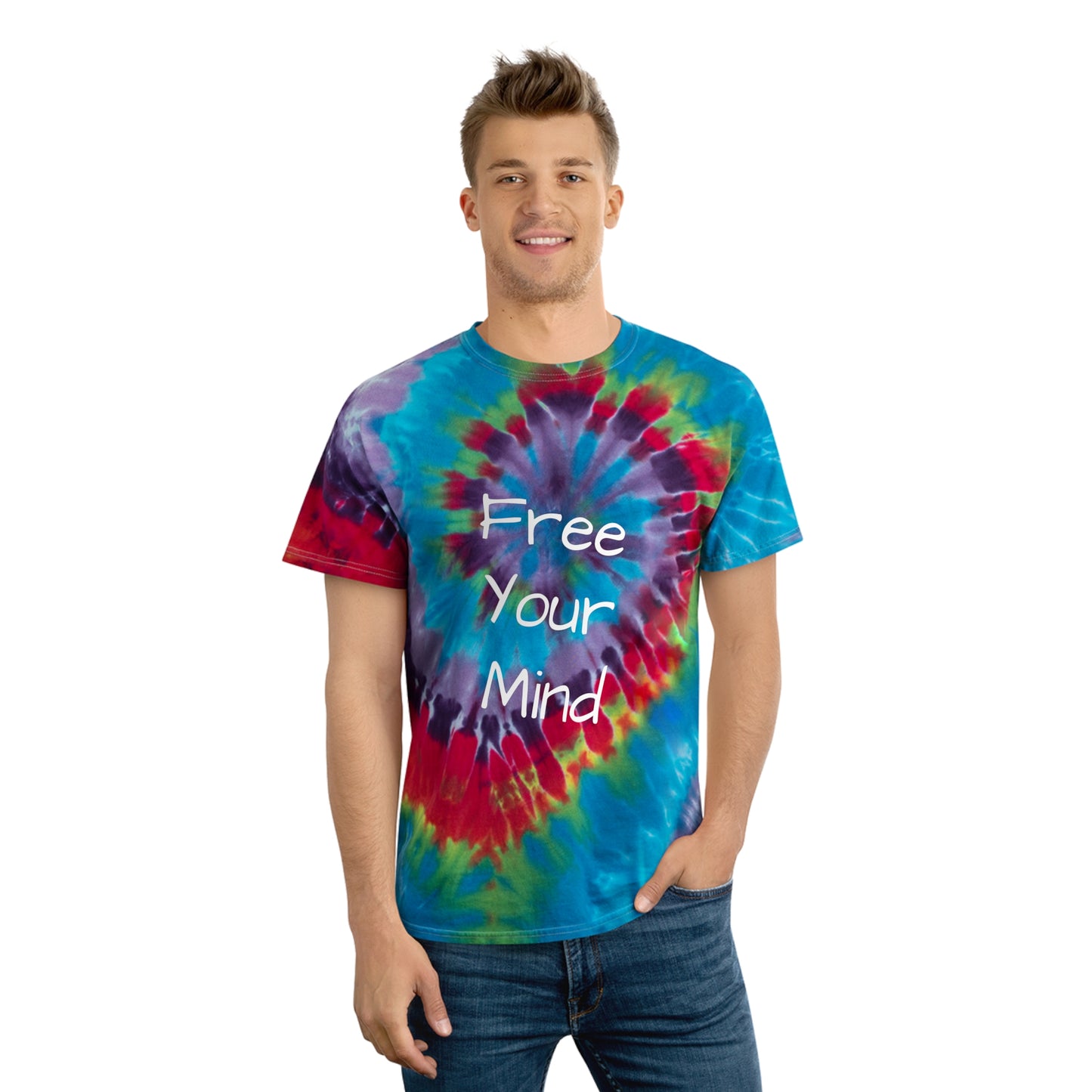 Free Your Mind Tie-Dye Tee, Spiral