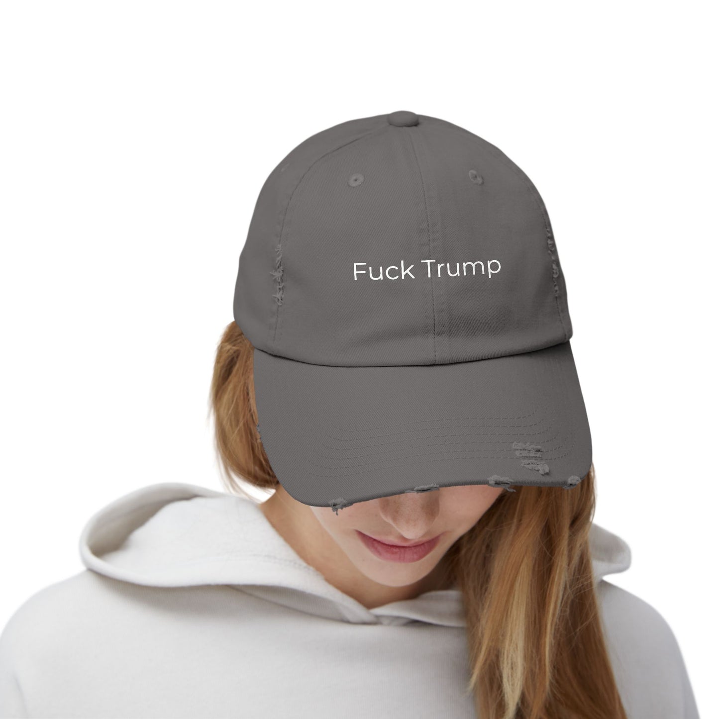 F Trump Unisex Distressed Cap