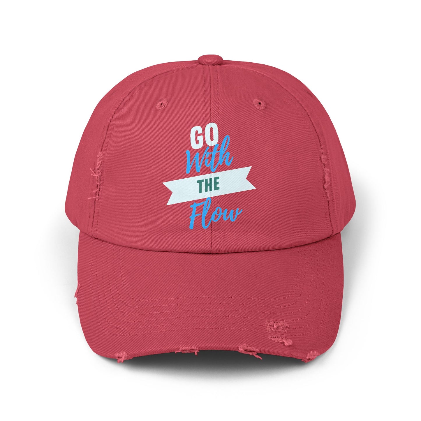 Go With the Flow Distressed Cap