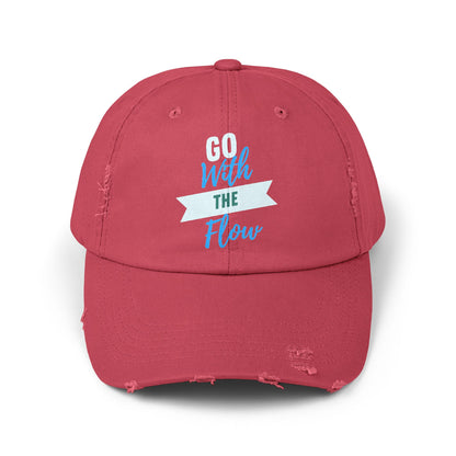 Go With the Flow Distressed Cap