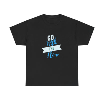 Go With the Flow Unisex Heavy Cotton Tee