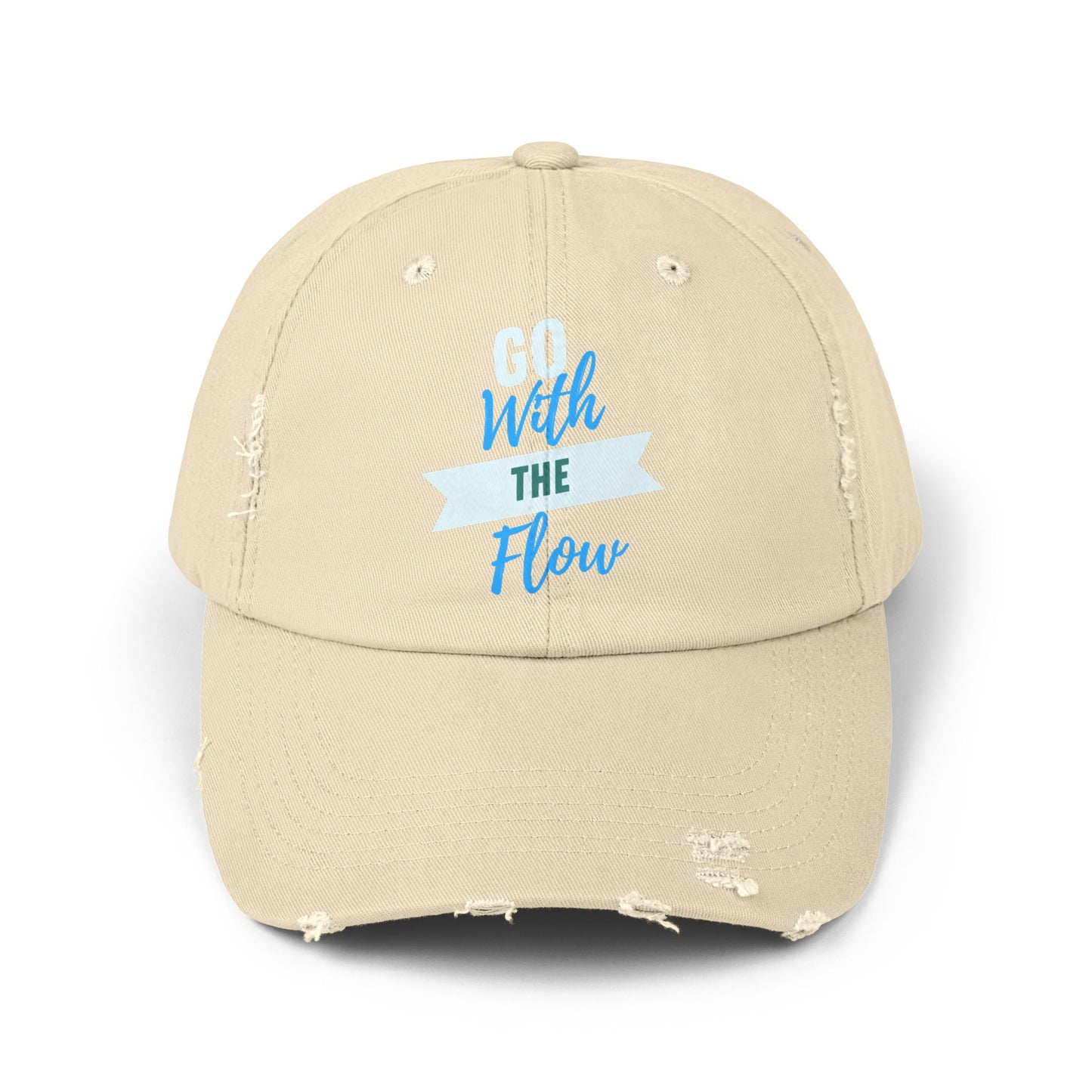 Go With the Flow Distressed Cap