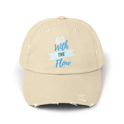 Go With the Flow Distressed Cap