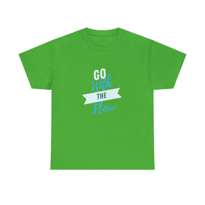 Go With the Flow Unisex Heavy Cotton Tee