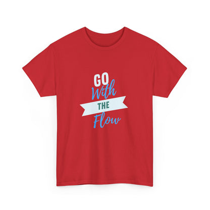 Go With the Flow Unisex Heavy Cotton Tee