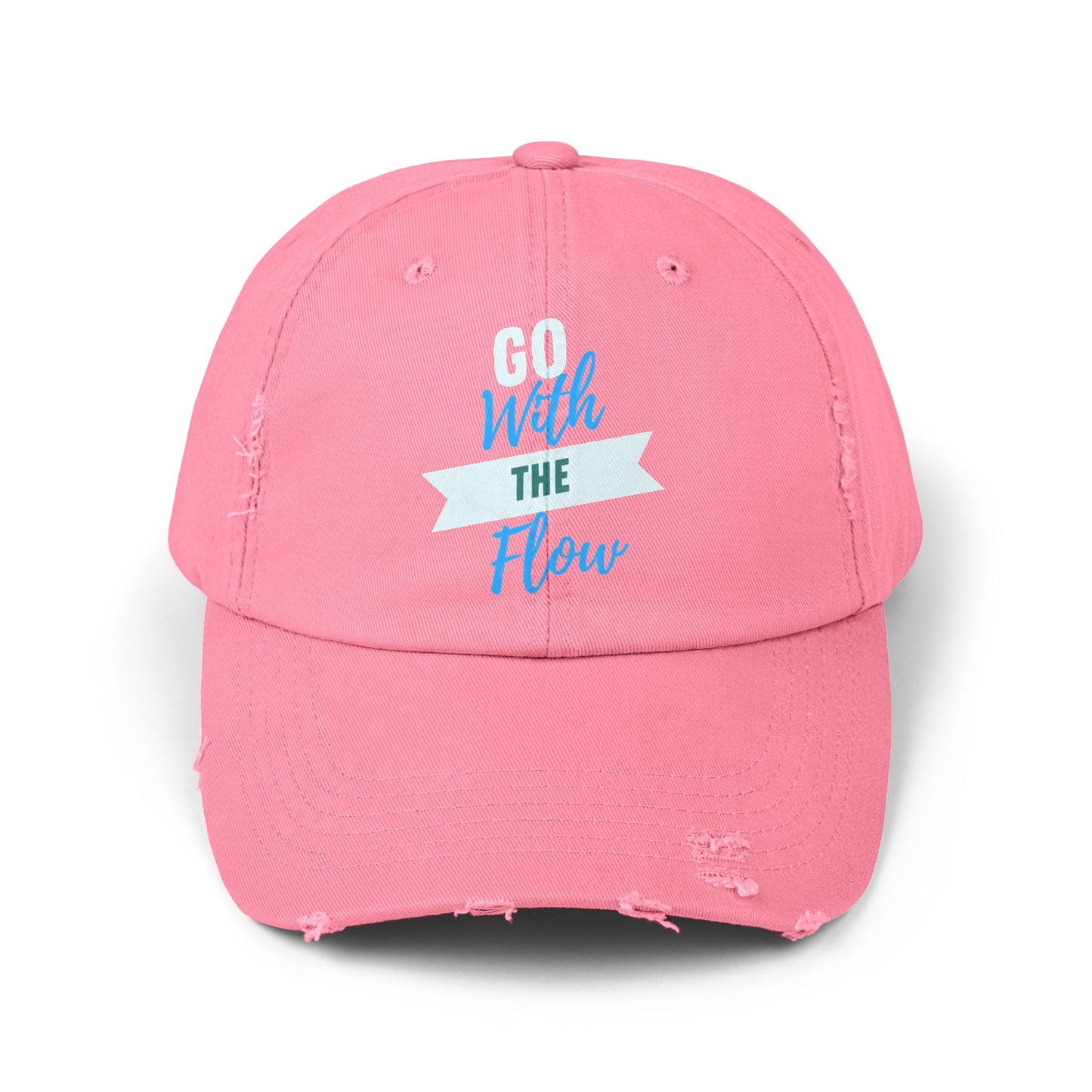 Go With the Flow Distressed Cap