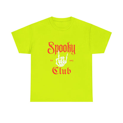 Spooky Club Unisex Heavy Cotton Tee