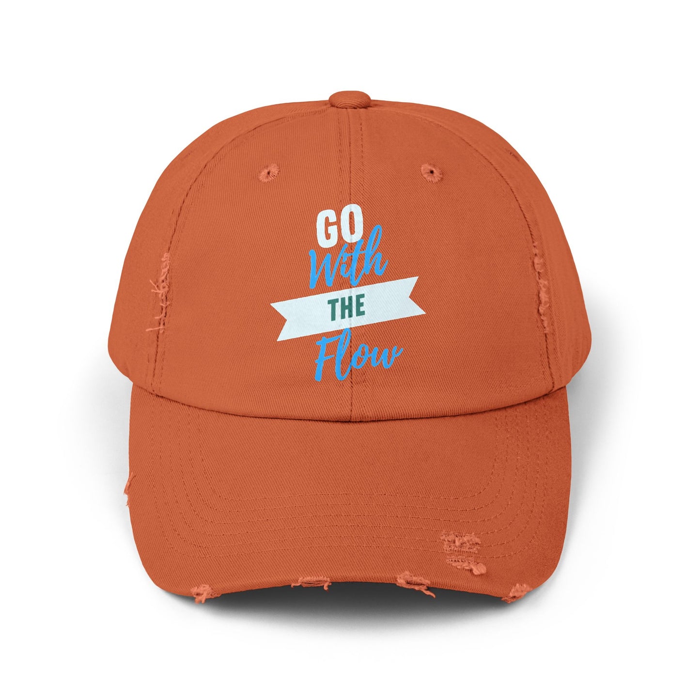 Go With the Flow Distressed Cap