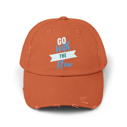 Go With the Flow Distressed Cap