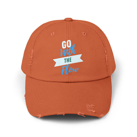 Go With the Flow Distressed Cap