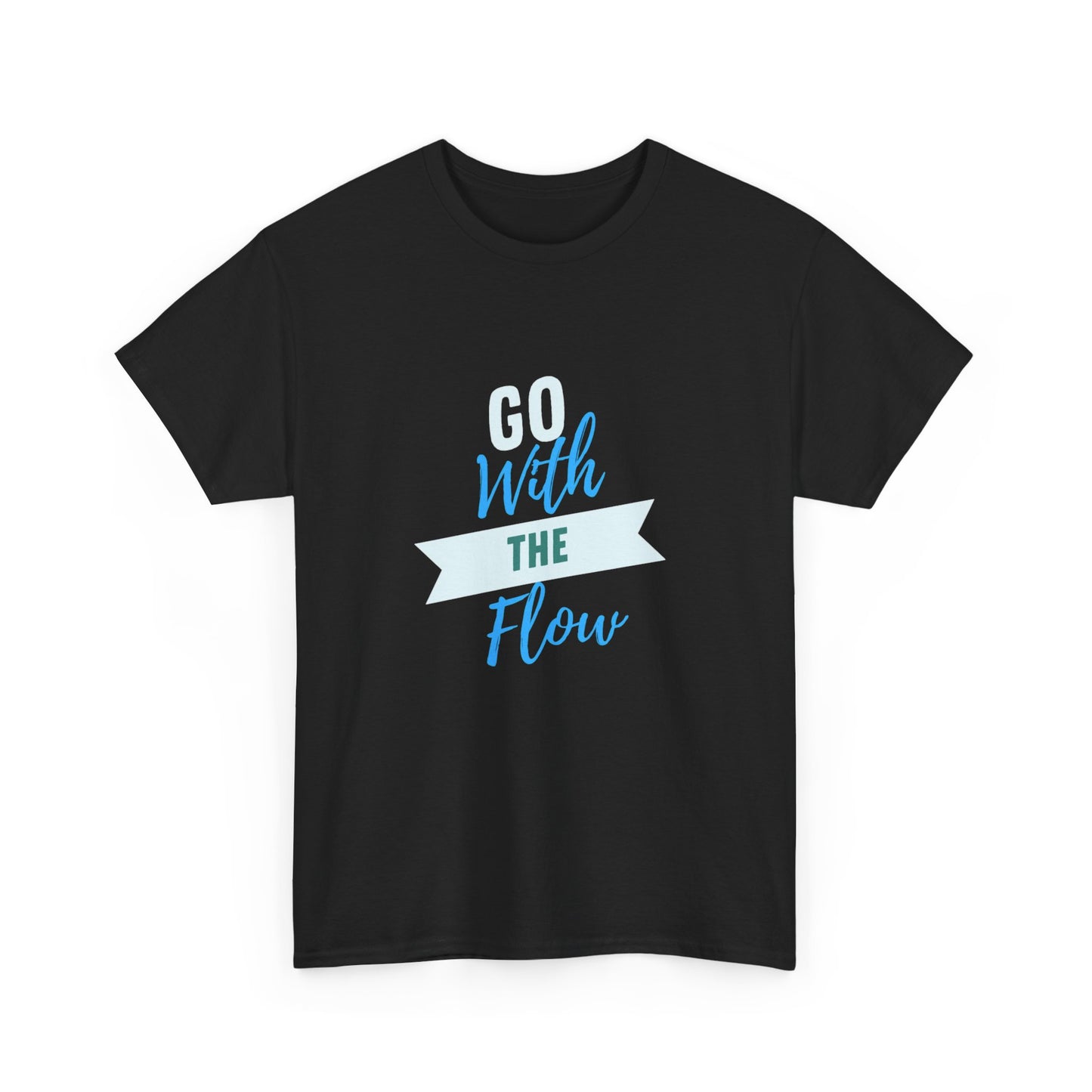 Go With the Flow Unisex Heavy Cotton Tee