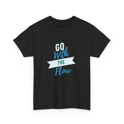 Go With the Flow Unisex Heavy Cotton Tee