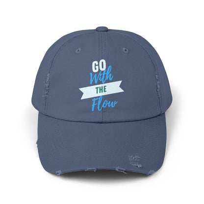 Go With the Flow Distressed Cap