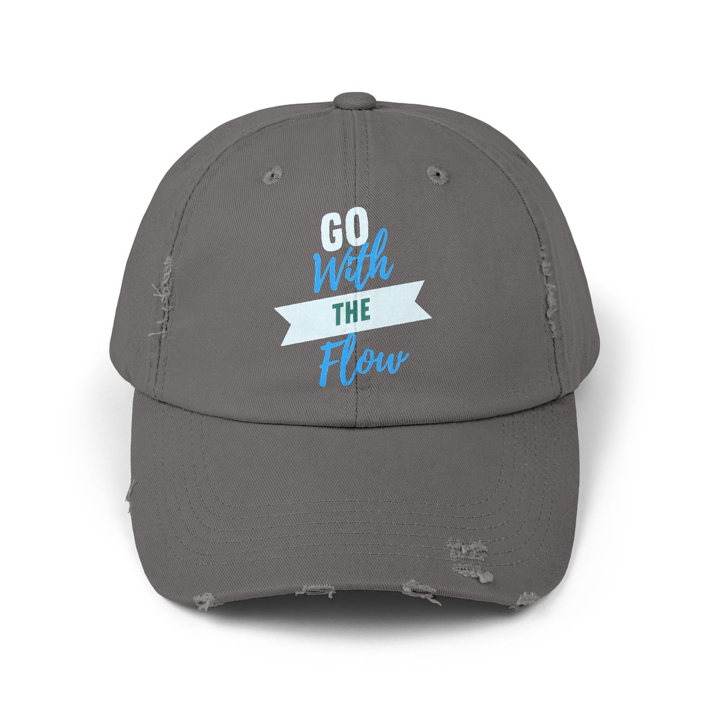 Go With the Flow Distressed Cap
