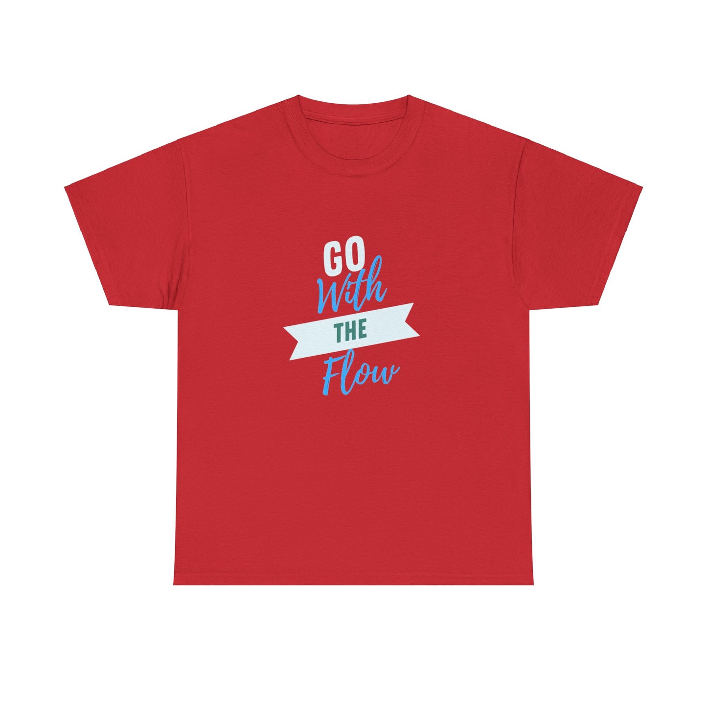 Go With the Flow Unisex Heavy Cotton Tee
