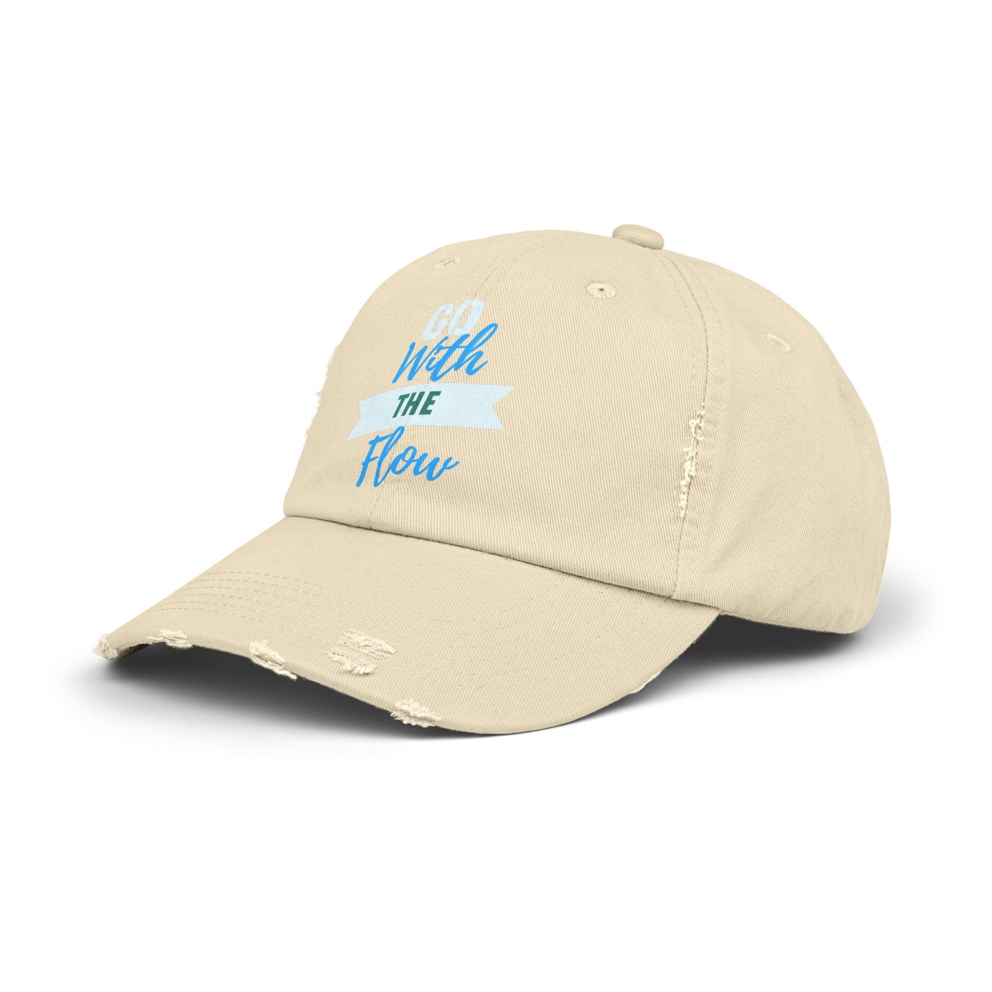 Go With the Flow Distressed Cap