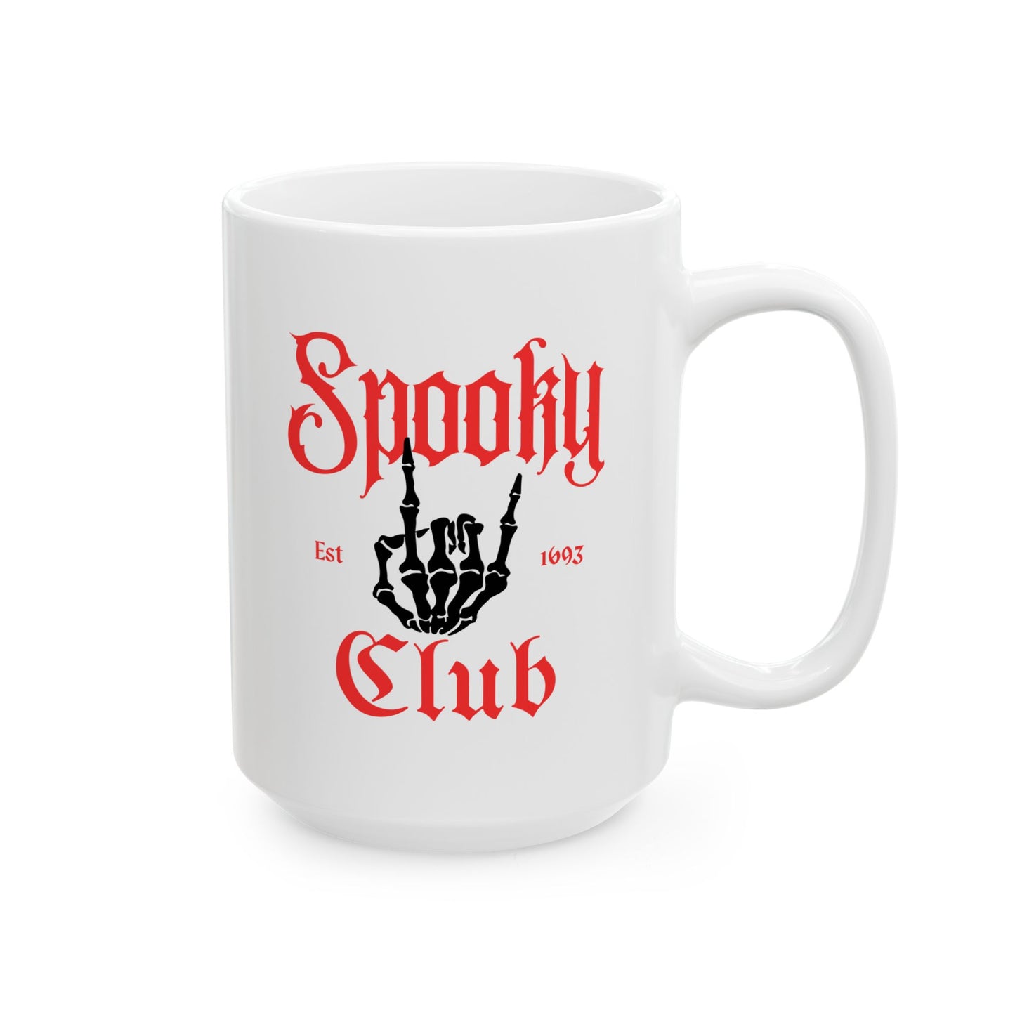 Spooky Club Ceramic Mug, (11oz, 15oz)
