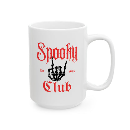 Spooky Club Ceramic Mug, (11oz, 15oz)