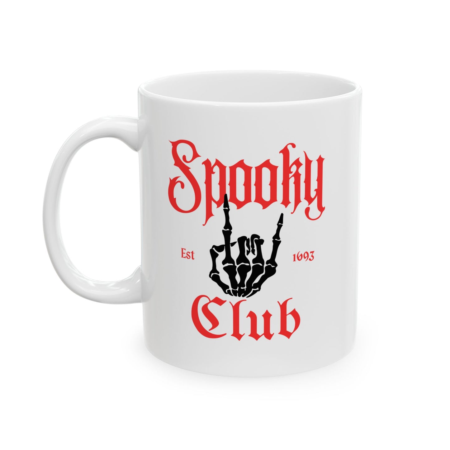 Spooky Club Ceramic Mug, (11oz, 15oz)