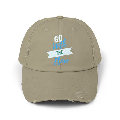 Go With the Flow Distressed Cap