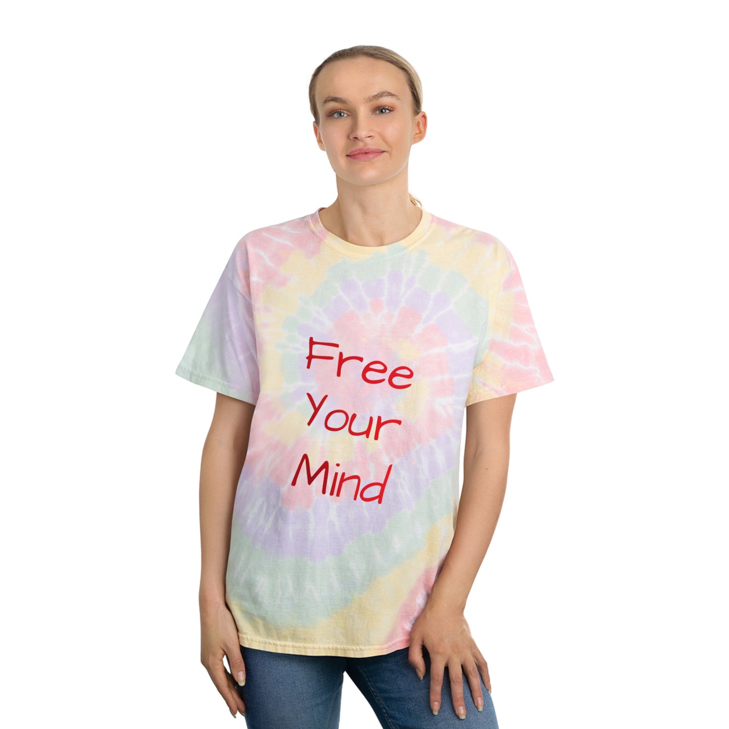 Free Your Mind Tie-Dye Tee, Spiral