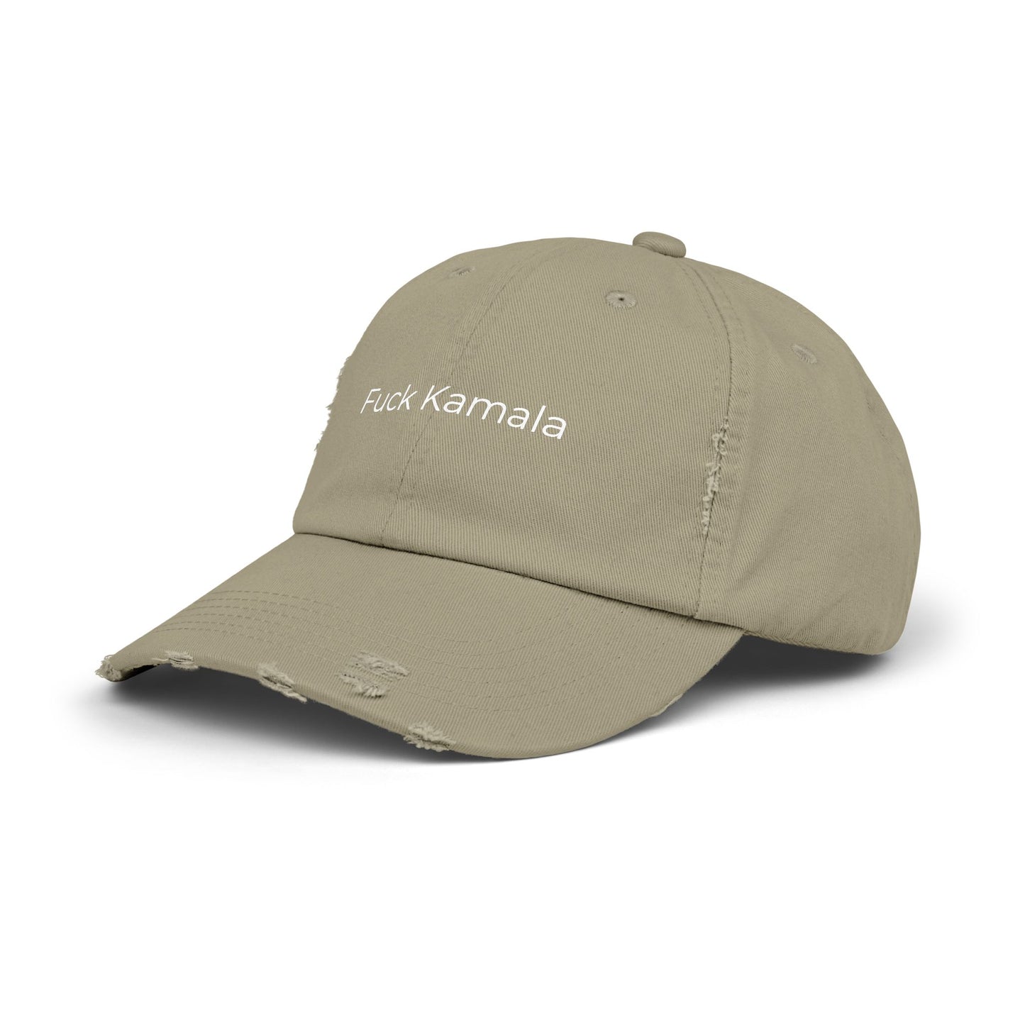 F Kamala Unisex Distressed Cap