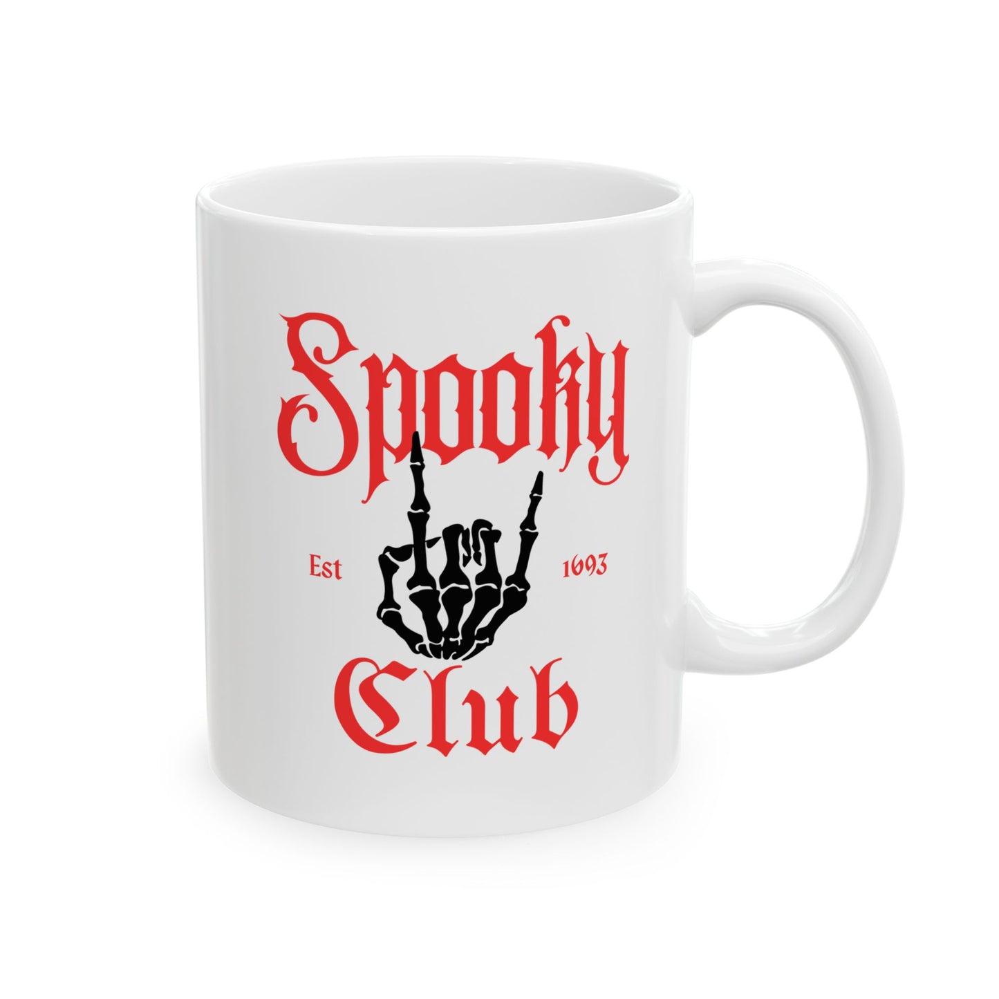 Spooky Club Ceramic Mug, (11oz, 15oz)