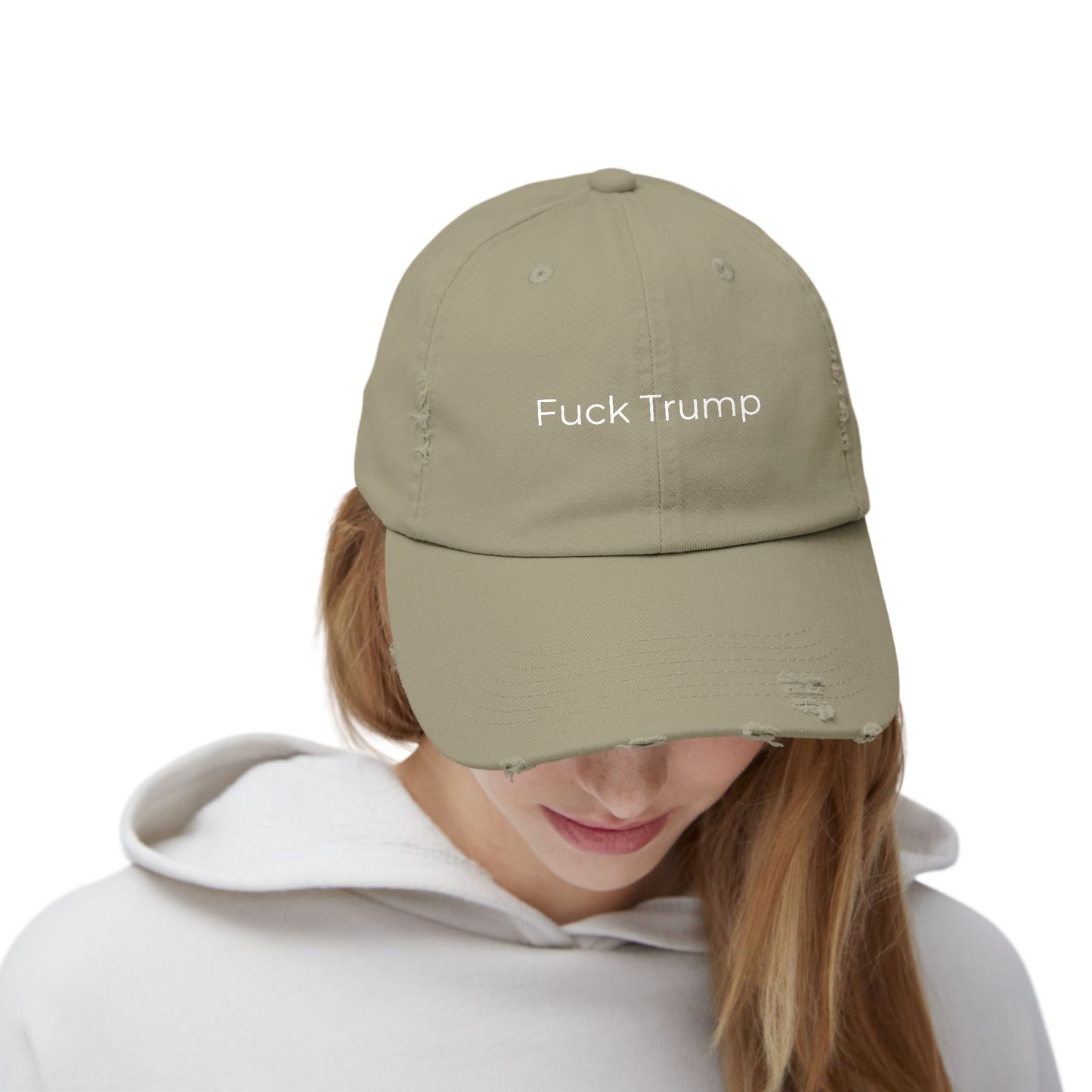F Trump Unisex Distressed Cap