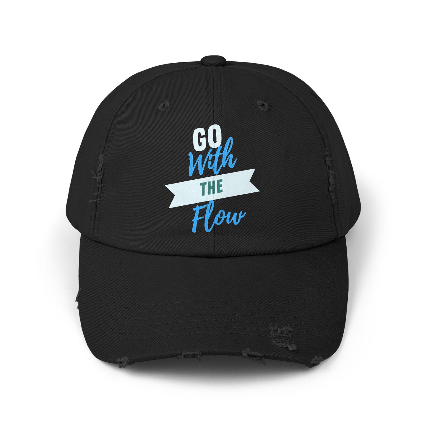 Go With the Flow Distressed Cap